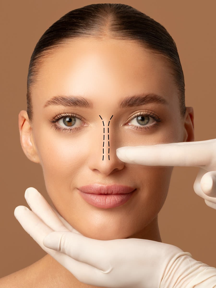 Avaliação do nariz para rinoplastia