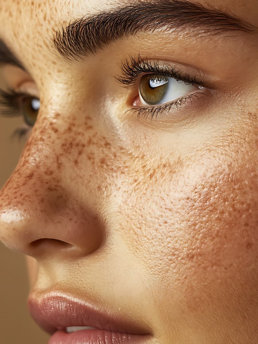 Avaliação dermatológica de melasma no rosto